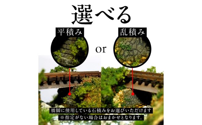 【R08019】Nゲージ鉄道模型ディスプレイジオラマ 【ミニミニ橋梁】