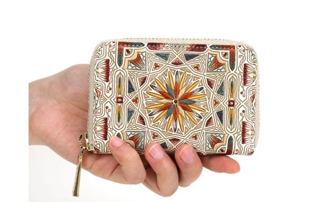 【文庫屋大関】ファスナー 小銭入れ カロー＜ブロンズ＞【皮革工芸品】財布 牛革 コンパクト 東京