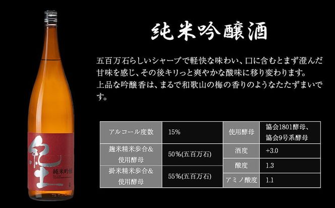 紀土 純米・純米吟醸・純米大吟醸酒 1.8L 3本セット ［Hw7］ 303446_EB90007