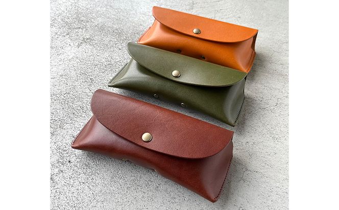 本革 メガネケース 栃木レザー ファッション小物 革小物 シンプル 手触りが良い 牛革 プレゼント ギフト 自分用 