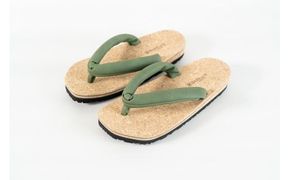 コルクサンダル〔ＳＵ〕　Ｌサイズ カーキ