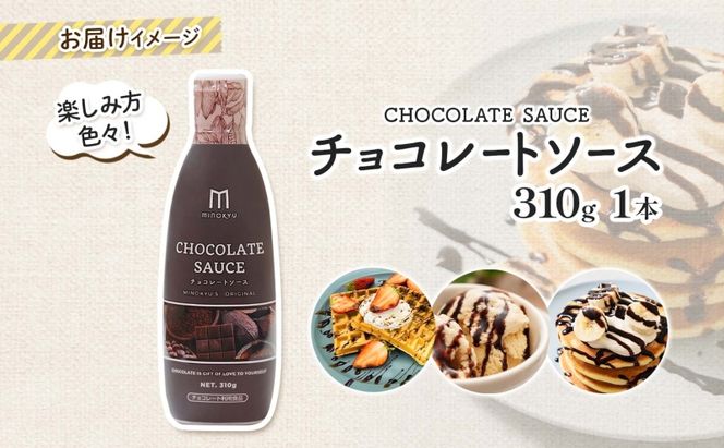  美ノ久 チョコレートソース 310g×1本 チョコレート ソース チョコ クーベルチュール チョコソース デザート アレンジ スイーツ ドリンク トッピング ワッフル パンケーキ チョコレートドリンク お取り寄せ ご当地 送料無料 岐阜県 安八町