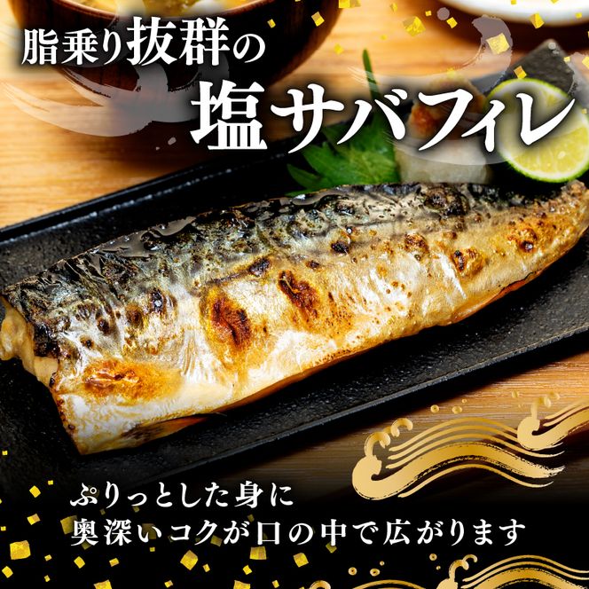 訳あり塩サバ フィレ250g