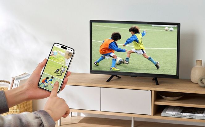 チューナーレスTV 24V型 LTL-24WG-F1 ブラック アイリスオーヤマ テレビ チューナーレステレビ 24型 液晶テレビ Google TV 搭載 tv スマートテレビ チューナーレス ネット対応 HD ハイビジョン セカンドテレビ 一人暮らし 動画配信サービス 対応