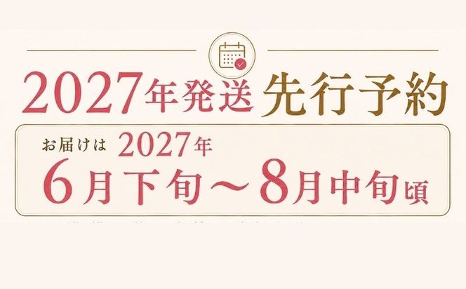 【2027年発送！ 先行予約】日本一の産地山梨県産　朝採れ桃　約２kg(５～８玉） FB001