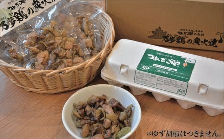 【全12回定期便】《 鶏 の 炭火焼 と ブランド 卵 のセット》緑の農園 満喫セット糸島市 / 緑の農園 [AGA035] 炭火焼き 肉 鶏肉 親鶏 おつまみ つまんでご卵 平飼い