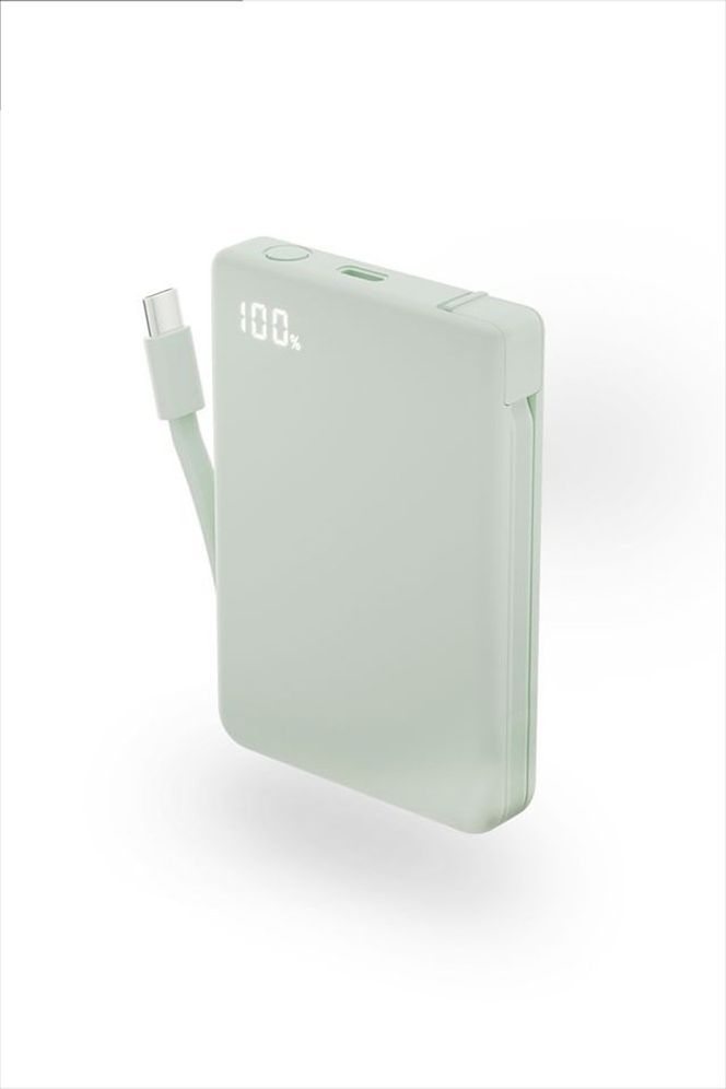 CIO モバイルバッテリー 5000mAh Mate Powerbank 002 カームブルー｜小型 軽量 おしゃれ 便利 [2682]