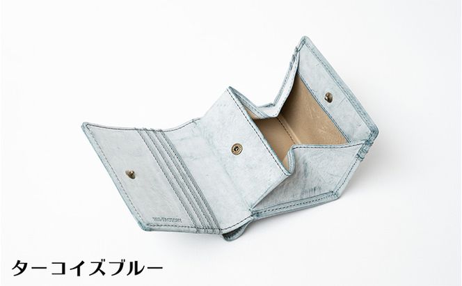 財布 二つ折り Coprire (コプリーレ) ゴースト レディース 二つ折り財布 レザー 革 本革 牛革 革製品 牛革財布 レザー財布 レディース財布 折りたたみ財布 お財布 小銭入れが大きく開く 日本製 東京都 墨田区