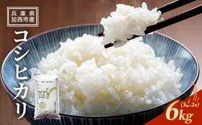 米 令和7年産 コシヒカリ 6kg (3kg×2袋) 精米 白米 お米 こめ こしひかり