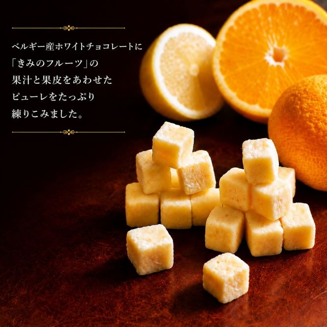 フルーツ生チョコ2種セット/生チョコ デザート 八朔  手作り 柑橘 果汁 【kmf013】