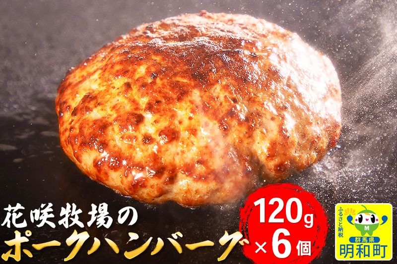 花咲牧場のポークハンバーグ 120g×6個|10_kzc-010601