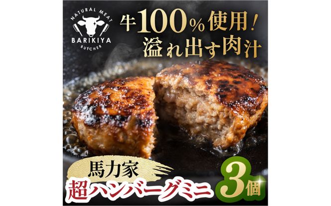 超ハンバーグミニ　3個 【0110-017】