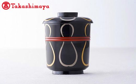 〈山中漆器〉辻　石斎　北大路魯山人写し　六瓢椀（むびょうわん）【高島屋選定品】 F6P-3256