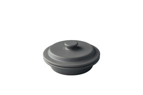 PETARI Shallow Pot 18cm Mud Stone（グレー）-[G631-2]