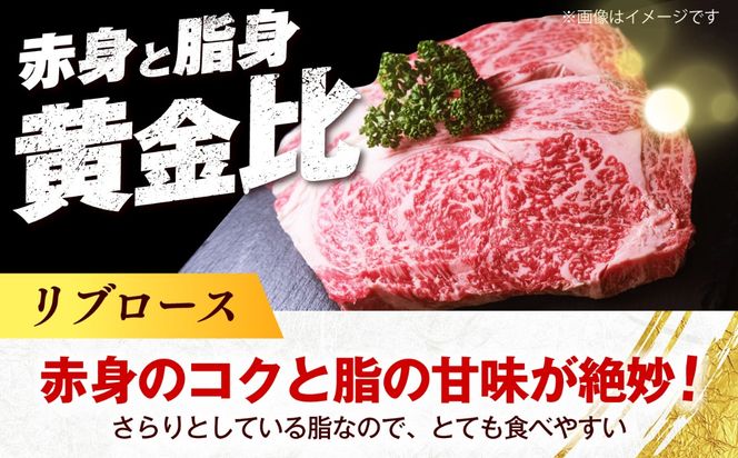 博多和牛 牛肉 リブロース ステーキ 500g（250g×2） 《築上町》【肉のくまもと屋】[ABEZ072]