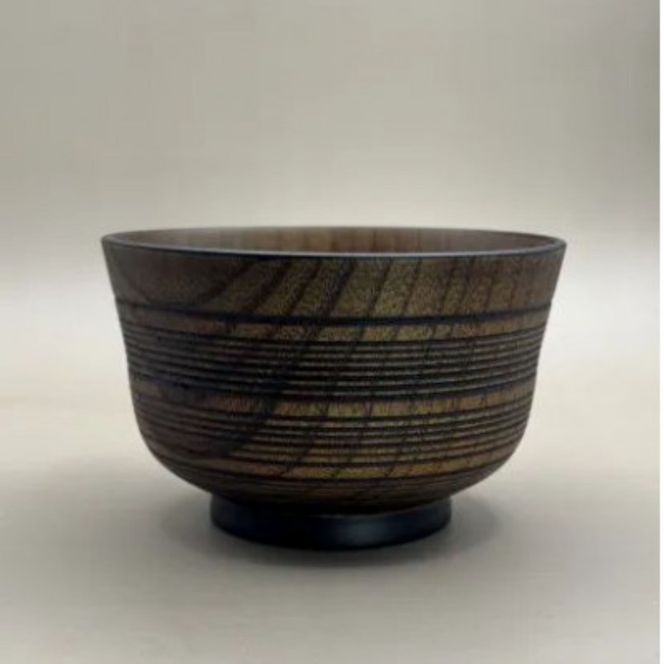 線面汁椀 ２個セット［黒漆］［朱］各1［NF94］ 303446_CU90042