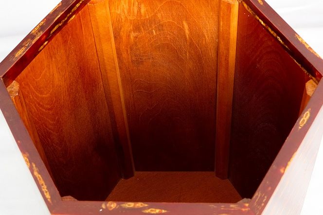 角館樺細工 六角ダストボックス 角館工芸協同組合|02_kdk-191601