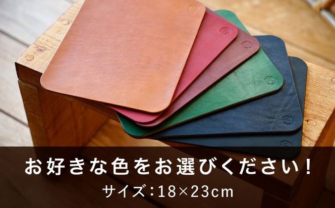 【経年変化を楽しむ】本革 マウスパッド(Lサイズ)  革 PC用品 糸島市 / BLESS[AAA031]