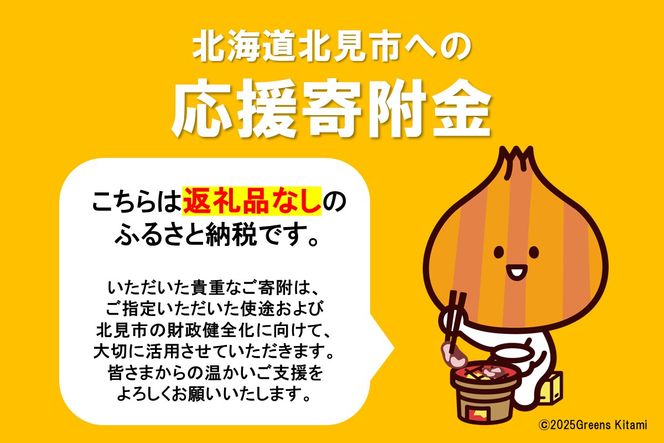 【返礼品なし】北海道北見市 応援寄附(10,000円分)【223-0004】
