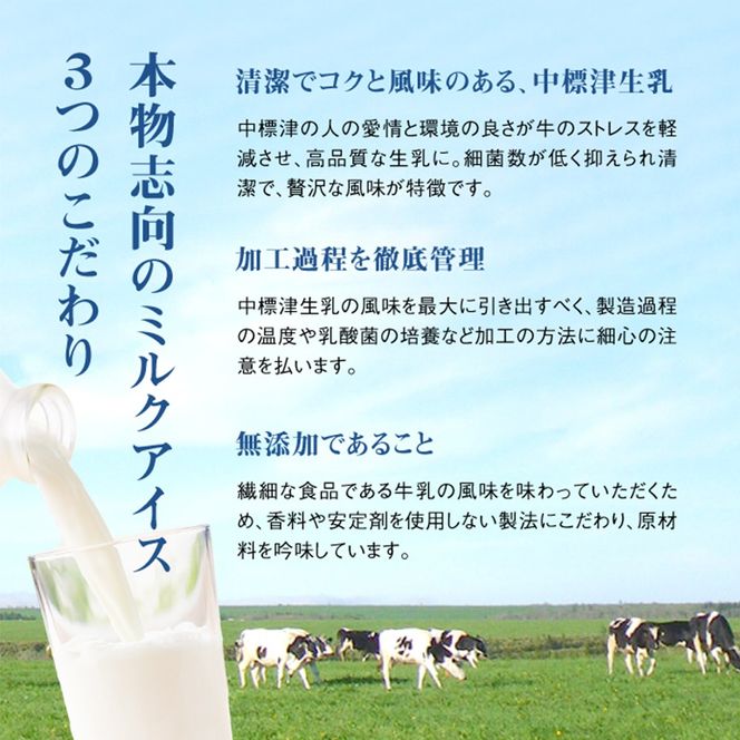 【定期便：全6回】【無添加】北海道 アイスクリーム3種×10個（ミルク・紅茶・抹茶）とフローズンヨーグルト×2個セット【1104703】