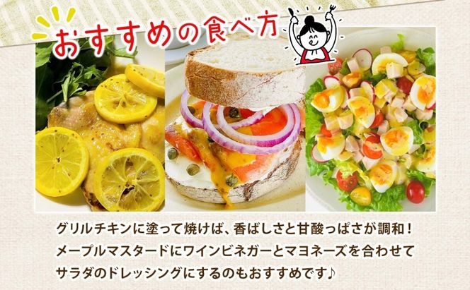  美ノ久 メープルマスタード 110g×1本 調味料 メープル マスタード ディップ ディップソース ドレッシング アレンジ サラダ ステック野菜 グリル焼き 味付け スパイス コク 簡単 便利 常備 お取り寄せ ご当地 送料無料 岐阜県 安八町