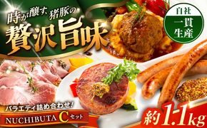 『NUCHIBUTA Cセット』 豚肉 ポークステーキ ハンバーグ ソーセージ ベーコン ハム 詰め合わせ お取り寄せ 国産 ギフト 冷凍 沖縄市 / DELICATESSEN NUCHIBUTA [BCAR005]