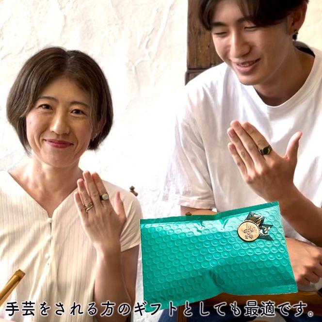 つけて作業がラクに楽しくなる 針がくっつく指輪型針刺し 手芸専用 puchi ビーズ 選べるカラー