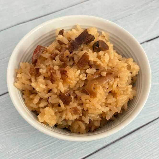9-43 オホーツクの炊込みご飯の素 3本セット (ほたて たこ 貝三昧)