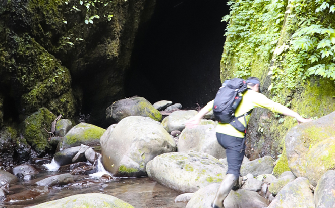 【ふるさと納税】【兵庫・新温泉・自然体験】秘境の滝を目指して、シワガラの滝ガイドツアーペアチケット 1枚 2名 体験 レジャー アウトドア シワガラ シワガラの滝 小又川渓谷 滝 秘境 トレッキング 山登り 山歩き アクティビティ ガイド付き 兵庫県 新温泉町 送料無料