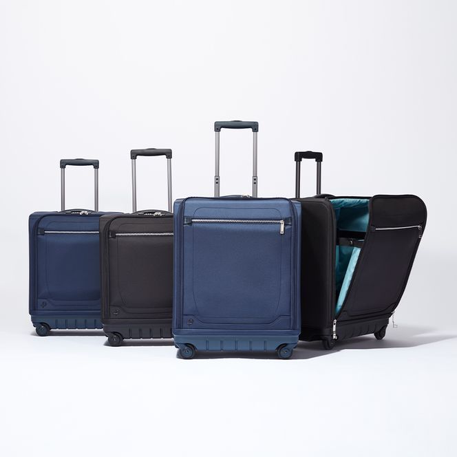 PROTeCA マックスパスソフト4 TR 12111 (03 ネイビー) スーツケース 23L プロテカ キャリー バッグ 機内持ち込み 軽い 出張 短期旅行 北海道 赤平市