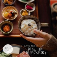 159-2006-09　A-7-3.大磯地元のお米セット３ｋｇ×２【 地元産米 米セット 神奈川県 大磯町 】
