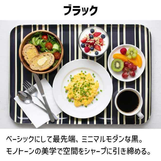TATSU-CRAFT マグネットトレー L 39cm トリノストライプ BK ブラック すべり止め付き ［Tk1117］ 303446_DA90836VC01