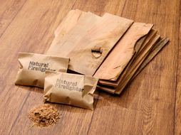 焚きつけ材セット　FIRE　STARTER　SET　 ［087Y09］ 天然木使用 焚きつけ材セット FIRE STARTER SET 薪ストーブ キャンプ 焚き火 アウトドア 火起こし 着火用 木製エコ素材 初心者向け 防災備蓄 ソロキャンプ ファミリーキャンプ 小牧市 送料無料