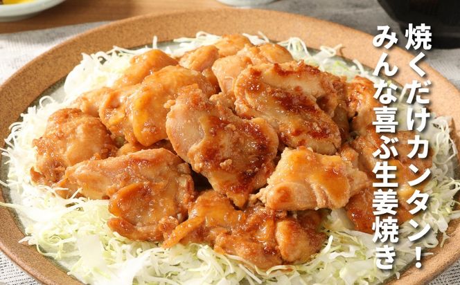 宮崎県産若鶏の生姜焼き 小分け 1.5kg K16_0131