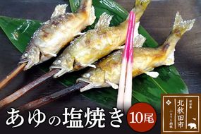 あゆの塩焼き 10尾【鮎】秋田 冷蔵|arac-00006