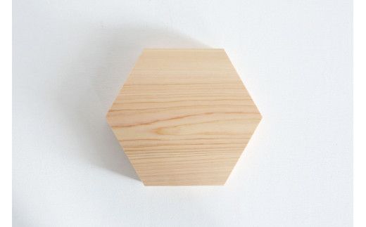 檜 六角形のまな板 カッティングボード キッチン雑貨