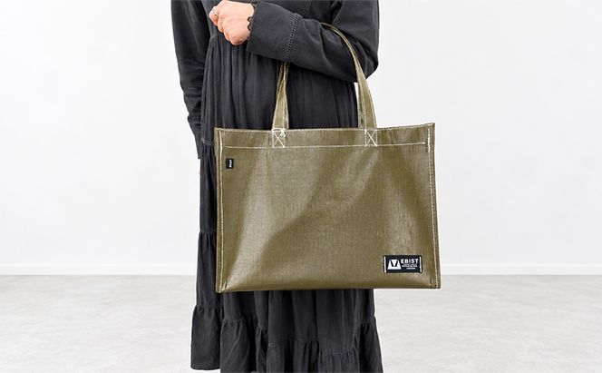 EBIST KHAKIトート カーキ トート バッグ かばん カバン 鞄 かーき アウトドア　Lサイズ