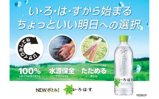 い･ろ･は･す もも 540mlPET×24本セット 【1415】