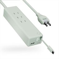CIO 電源タップ マルチタップ 延長コード 1.5m USB-C×2 USB-A×1  Mate Tap002 カームブルー｜小型 軽量 おしゃれ 便利 [2672]