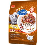 コンボ キャット まぐろ味・熟成かつお添え 600g ｘ12(ケース単位) キャットフード