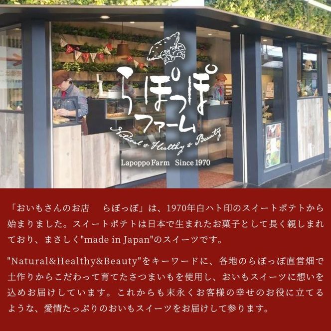 【12ヶ月定期便】らぽっぽファーム【工場直送】窯出しポテトアップルパイ（4個入）|りんごパイ 焼き菓子ギフト さつまいもスイーツ ご褒美 お菓子 内祝 健康 おやつ（CQ-78）