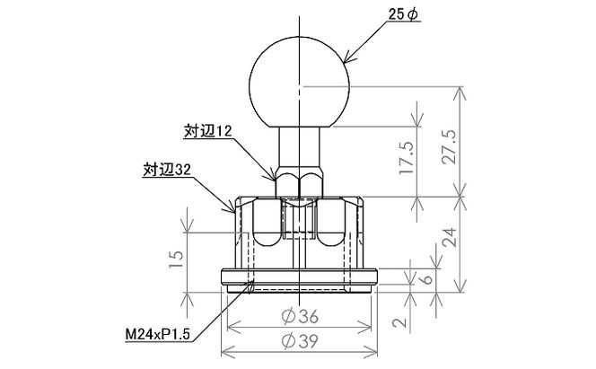 マルチマウントアームセットφ23　Suzuki（スズキ）GSX1300R隼ハヤブサ，GSX-R600他用 N-F2415-B23 雑貨 日用品