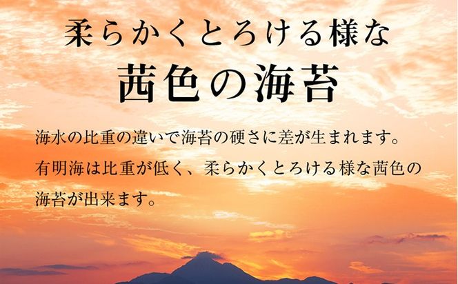 有明海産 味海苔 10切100枚 4本セット 合計400枚 福岡有明のり 海苔 のり 有明海苔 有明 福岡県 福岡 九州 グルメ お取り寄せ