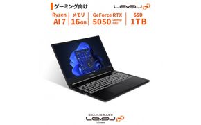 パソコン工房 4年間物損保証 15型ゲーミングノートPC Ryzen AI 7/5050/No.316 322032_EE127