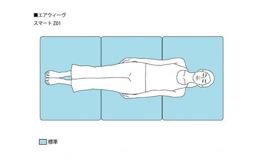 エアウィーヴ スマートZ01 シングル｜airweave おすすめ マットレス ベッドマットレス 敷布団 ふとん 寝具 睡眠 快眠 収納便利 エアウィーブ air weave