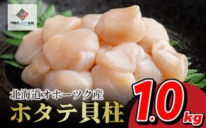 北海道オホーツク産 ホタテ貝柱 1kg【配送不可地域：離島】 BHRI008