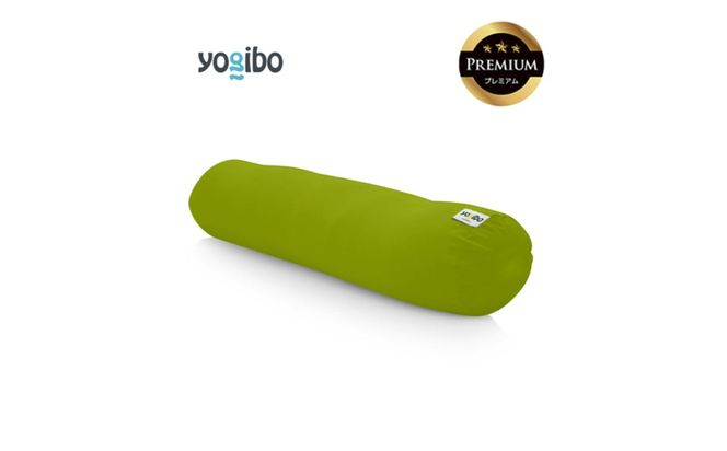 Yogibo Roll Max Premium（ヨギボー ロール マックス プレミアム）＜ライムグリーン＞【ビーズクッション ビーズ 座椅子 椅子 クッション ビーズソファー ビーズソファ 新生活 プレゼント インテリア 家具 ベッド ゲーム】-[G781-14]