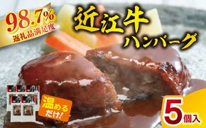 【総本家肉のあさの】近江牛ハンバーグ【600ｇ（120ｇ×5個）】【AE14W】