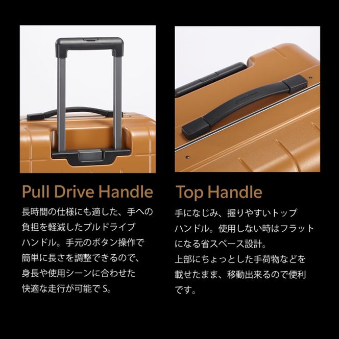 PROTeCA CHECKER FRAME ［ブルーグレー］54L エースラゲージ スーツケース ［NO.00142（03）］ プロテカ チェッカーフレーム 旅 キャリー かばん バッグ 国産 日本製 抗ウイルス仕様