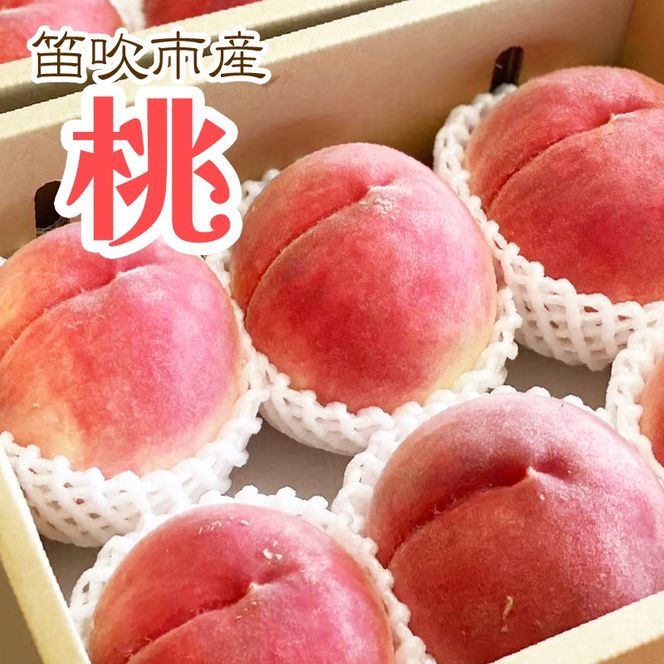 【2026年発送★先行予約】笛吹市産白桃　1箱2kg程度 229-006-26y
